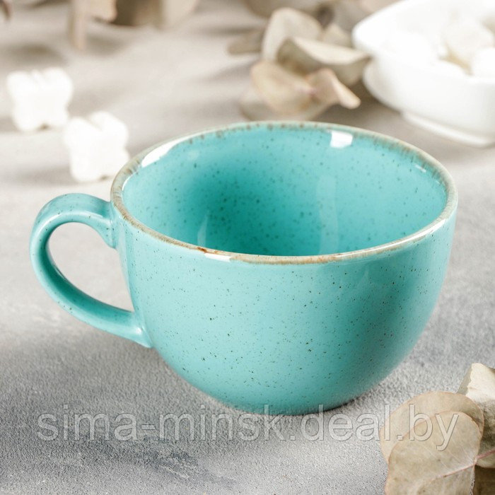 Чашка чайная Turquoise, 340 мл, цвет бирюзовый - фото 3 - id-p203565746