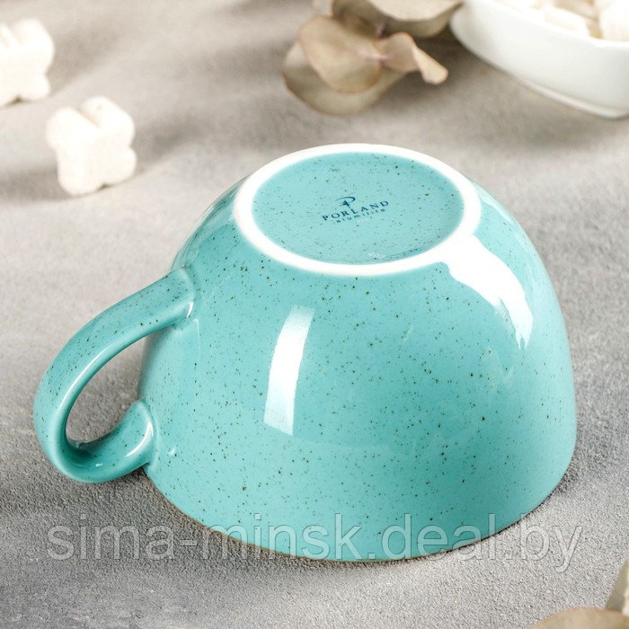 Чашка чайная Turquoise, 340 мл, цвет бирюзовый - фото 4 - id-p203565746