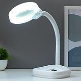 Лампа-лупа для творчества, от сети 220В белый 52х17х14 см, фото 2