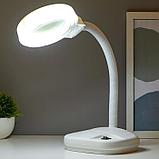 Лампа-лупа для творчества, от сети 220В белый 52х17х14 см, фото 3