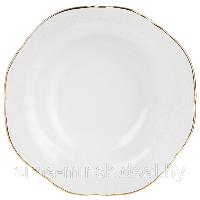 Салатник круглый Bernadotte, декор «Отводка золото», 13 см - фото 2 - id-p203569550