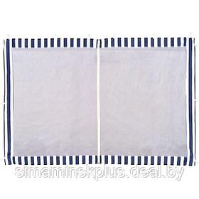 Стенка синяя с москитной сеткой для тента-шатра №4140