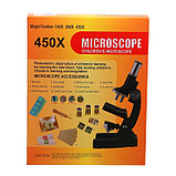 Микроскоп "Лаборатория", кратность увеличения 450х, 200х, 100х, набор для исследований, фото 5