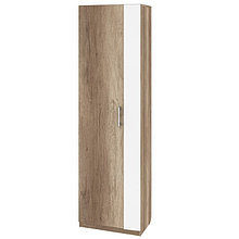 Шкаф для одежды «Эльза», 600×358×2152 мм, цвет белый / дуб каньон светлый