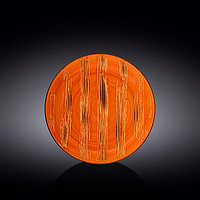 Тарелка круглая Wilmax Scratch, d=23 см, цвет оранжевый