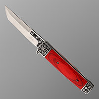 Нож складной "Танто", ручка дерево 22,8см, клинок 9,5см
