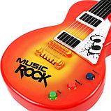 Музыкальная игрушка-гитара «Электро», световые и звуковые эффекты, работает от батареек, фото 3