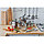 Набор кухонных принадлежностей «Металлик», 6 предметов, на подставке, фото 6