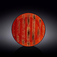 Тарелка круглая Wilmax Scratch, d=25.5 см, цвет красный