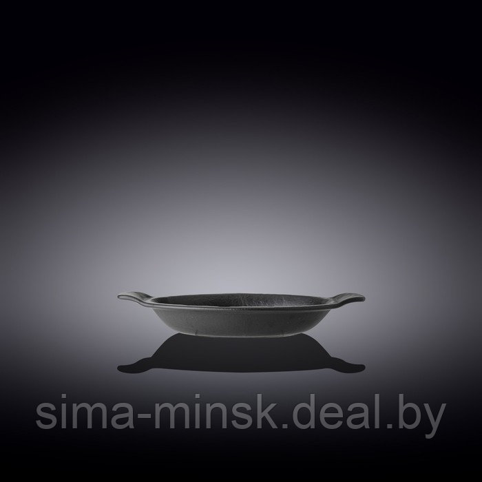 Форма для запекания овальная Wilmax, с ручками, 20.5х11.5 см, 200 мл, цвет чёрный сланец - фото 2 - id-p203567097