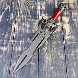 Сувенирный меч на планшете, клинок 27 см, рукоять с головой старца, фото 3