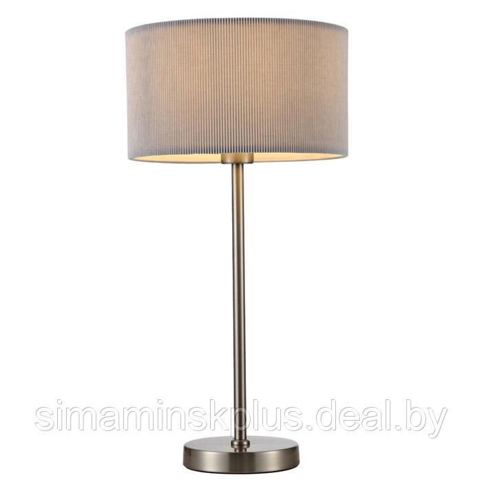 Настольная лампа MALLORCA, 1x40Вт E27, цвет серебро - фото 1 - id-p203576039