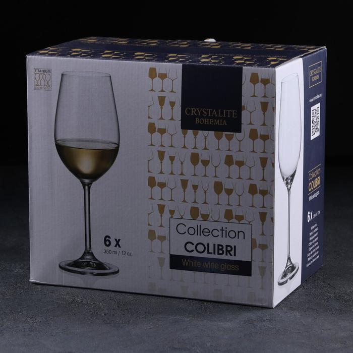 Набор бокалов для вина Colibri, 350 мл, 6 шт - фото 3 - id-p203576128
