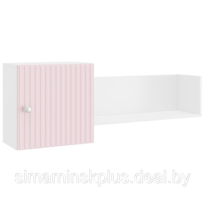 Шкаф навесной «Алиса», 1200×240×440 мм, цвет розовый