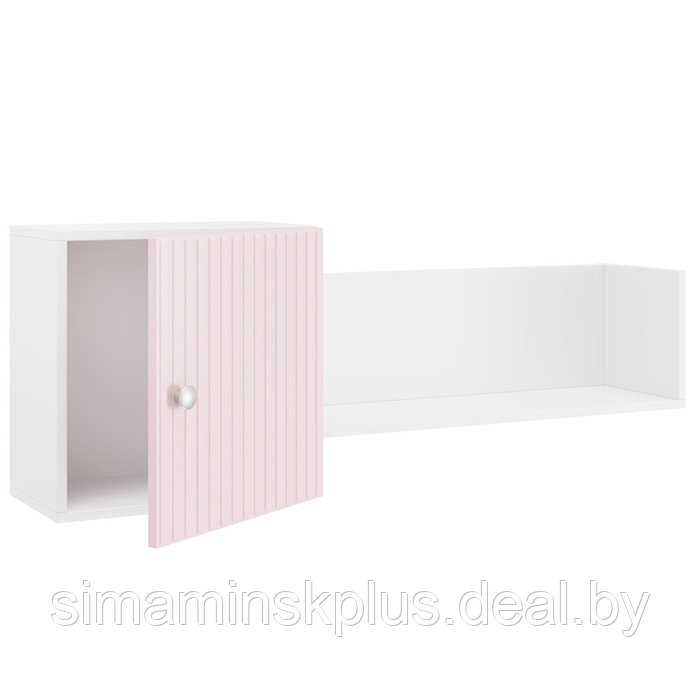 Шкаф навесной «Алиса», 1200×240×440 мм, цвет розовый - фото 2 - id-p203567811
