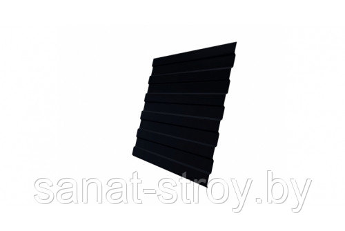 Профнастил С8А 0,5 Satin Мatt RAL 9005 черный, фото 2