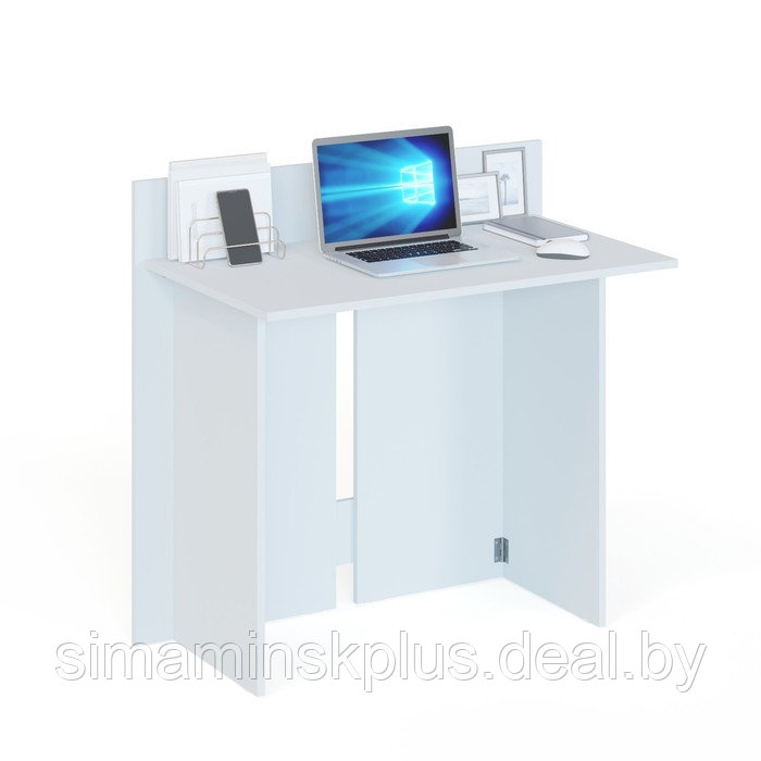 Стол раскладной письменный «СП-20», 940×120(546)×900 мм, цвет белый - фото 1 - id-p203566233