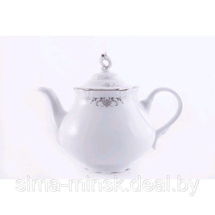 Чайник Constance, декор «Серый орнамент, отводка платина», 1.2 л - фото 1 - id-p203568119
