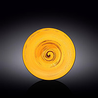 Тарелка глубокая Wilmax Spiral, d=22.5 см, 1.1 л, цвет жёлтый