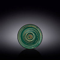 Блюдце Spiral, цвет зелёный, d=14 см