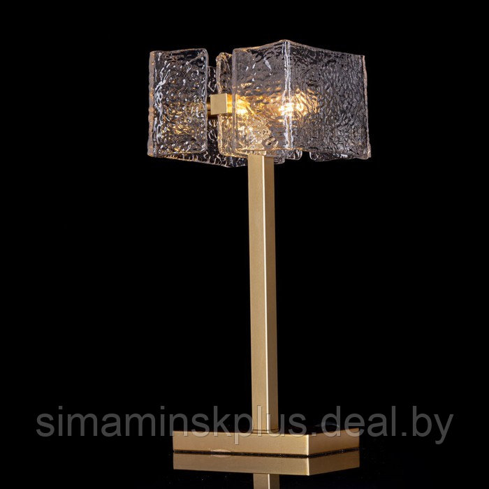 Настольная лампа «Айс», размер 19,5x50x21,5 см, 80Вт 2xE14 IP 20 - фото 2 - id-p203576249