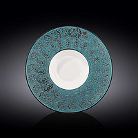 Тарелка глубокая Wilmax Splach, d=27 см, 250 мл, цвет голубой