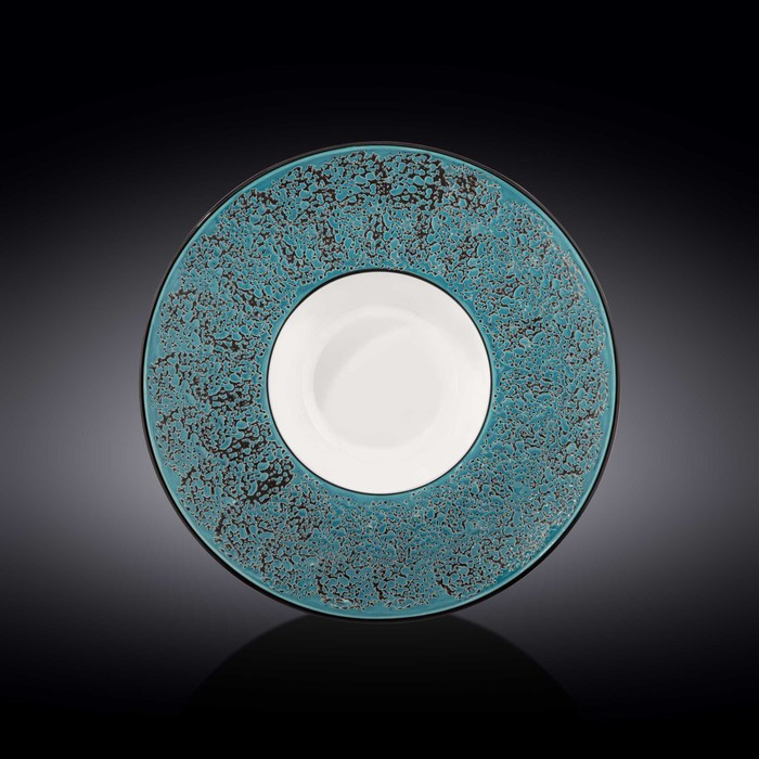 Тарелка глубокая Wilmax Splach, d=27 см, 250 мл, цвет голубой - фото 1 - id-p203579674