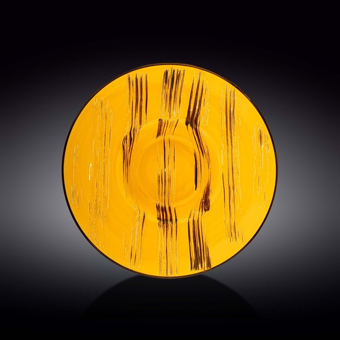 Тарелка глубокая Wilmax Scratch, d=27 см, 250 мл, цвет жёлтый - фото 1 - id-p203579675