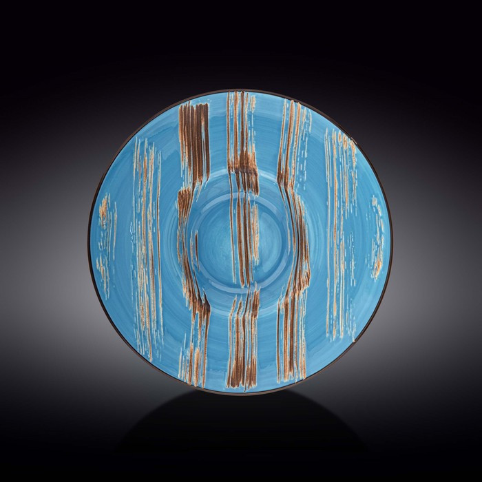 Тарелка глубокая Wilmax Scratch, d=27 см, 250 мл, цвет голубой - фото 1 - id-p203579676
