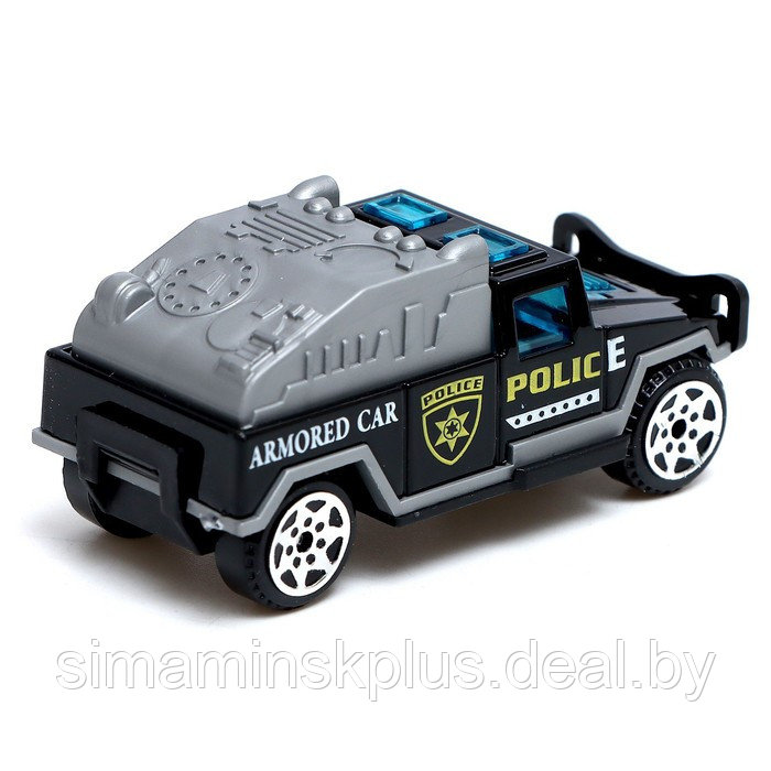 Набор металлических машин «Полиция», 6 шт. - фото 4 - id-p203583891