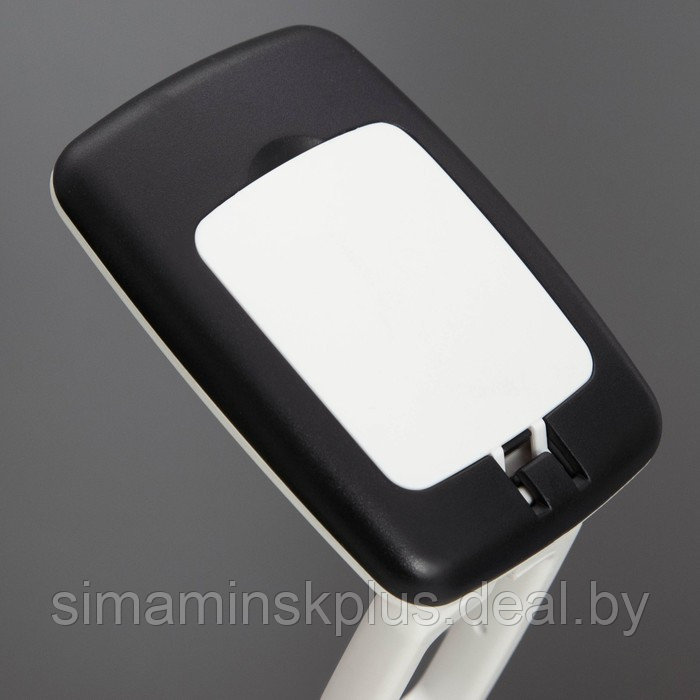 Настольная лампа с лупой 3х "Раскладушка" LED 5Вт 3000К USB бело-черный 9х6,5х25см - фото 10 - id-p203576281