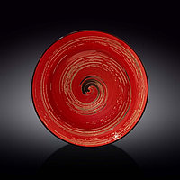 Тарелка глубокая Wilmax Spiral, d=28.5 см, 500 мл, цвет красный