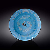 Тарелка глубокая Wilmax Spiral, d=28.5 см, 500 мл, цвет голубой