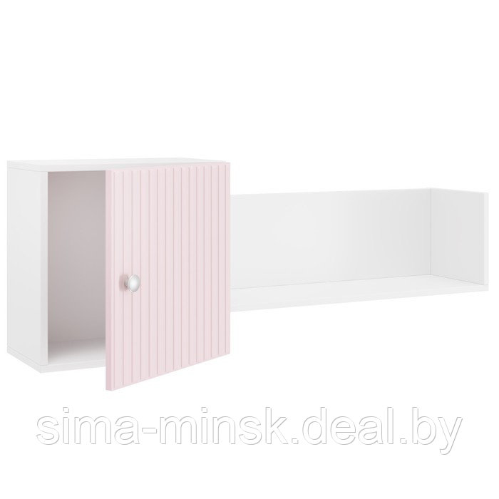 Шкаф навесной «Алиса», 1200×240×440 мм, цвет розовый - фото 2 - id-p203564005