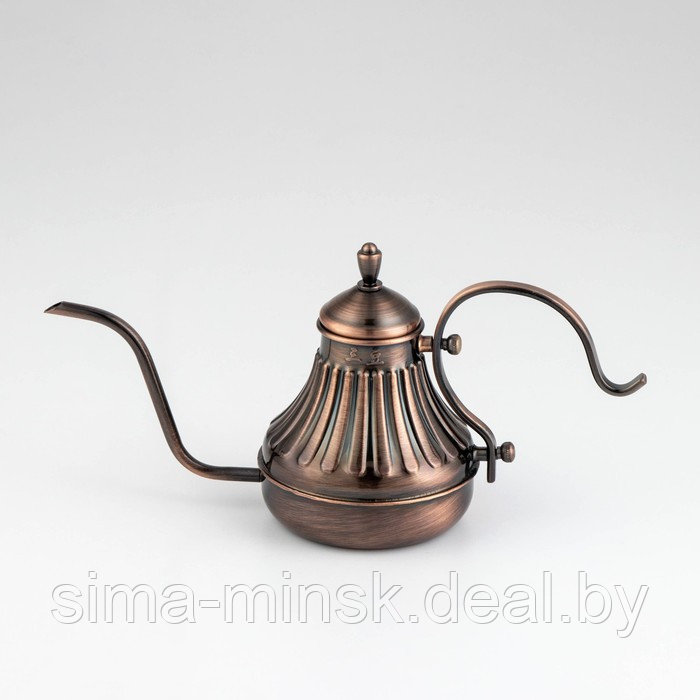 Чайник заварочный из нержавеющей стали «Султан», 420 мл, 304 сталь, цвет бронзовый - фото 1 - id-p203571991
