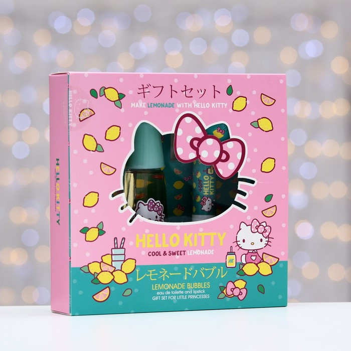 Набор подарочный Hello Kitty, Lemonade bubbles - фото 2 - id-p203573561