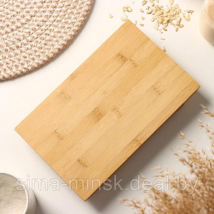 Блюдо для подачи Доляна Striata, 24×15×3 см, бамбук - фото 2 - id-p203567669