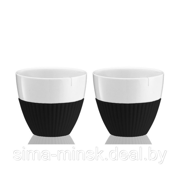 Чайный стакан Anytime 300 мл, 2 шт, чёрный - фото 2 - id-p203568466