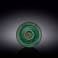 Блюдце Wilmax Spiral, d=15 см, цвет зелёный