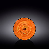 Блюдце универсальное Wilmax Spiral, d=16 см, цвет оранжевый
