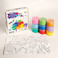 Набор для детского творчества «Рисуем пальчиками, 9 цветов