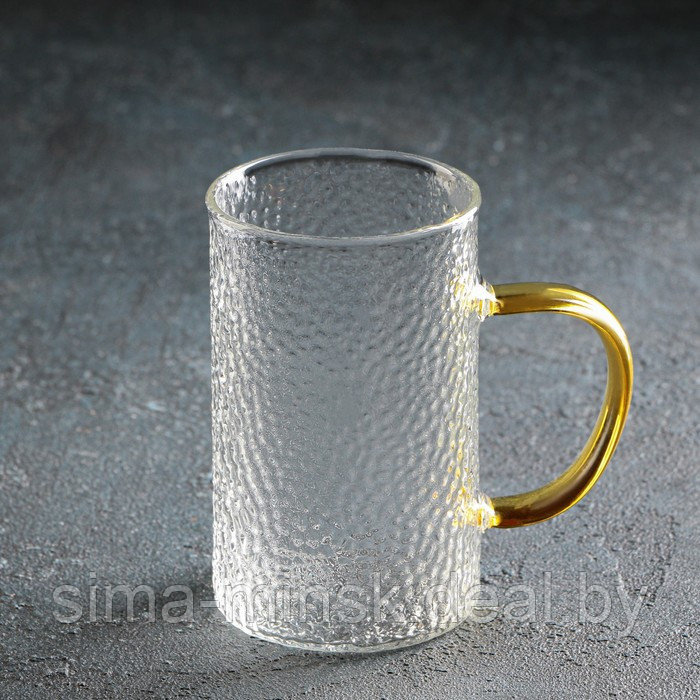 Набор питьевой из стекла Magistro «Сара», 5 предметов: кувшин 1,5 л, 4 кружки 400 мл - фото 5 - id-p203572173