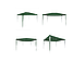 Садовый тент шатер Green Glade 1029 3х4х2,5м полиэстер, фото 7