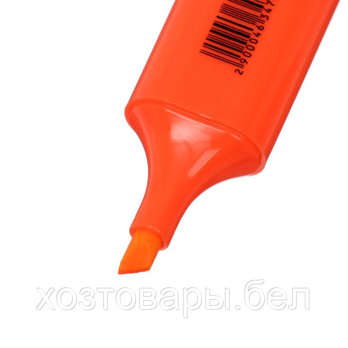 Маркер текстовыделитель наконечник скошенный 5мм оранжевый - фото 3 - id-p203591943