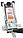 KraftWell KRWFJ3.5 Домкрат подкатной гидравлический, низкопрофильный г/п 3500 кг. с педалью, фото 3