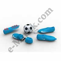 USB Flash (флешка) 16Gb Iconik RB-FTBBW-16GB, Футбол - фото 1 - id-p5405832