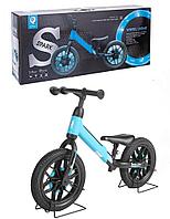 Беговел светящийся Qplay Spark Balance Bike голубой