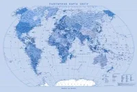 Настенная карта Белкартография Палітычная 150х100см
