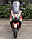 Скутер VENTO MAX Черно-красный матовый, фото 9