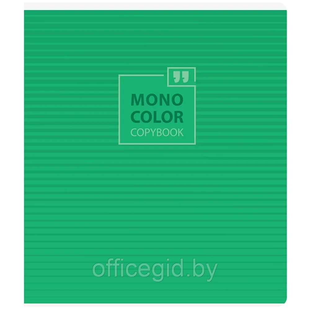 Тетрадь "Моноколор. Blue&Green", А5, 96 листов, линейка, ассорти - фото 8 - id-p203608751